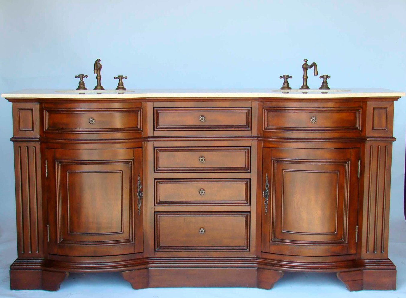 72Inch Arlington Vanity Wood Constructed Vanity Double Vanity Sale